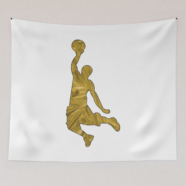Item preview, Golden Dunking Basketball Silhouette designed and sold by Express YRSLF.