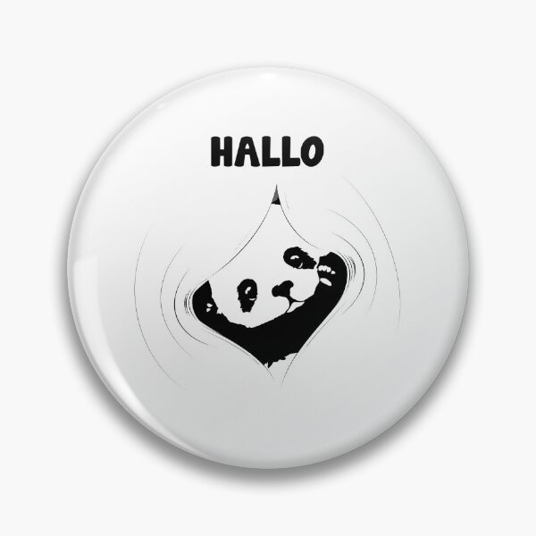 Item preview, Small Shy Panda Says Hello A Cute Panda Hides Itself designed and sold by Paulina Vanlife.