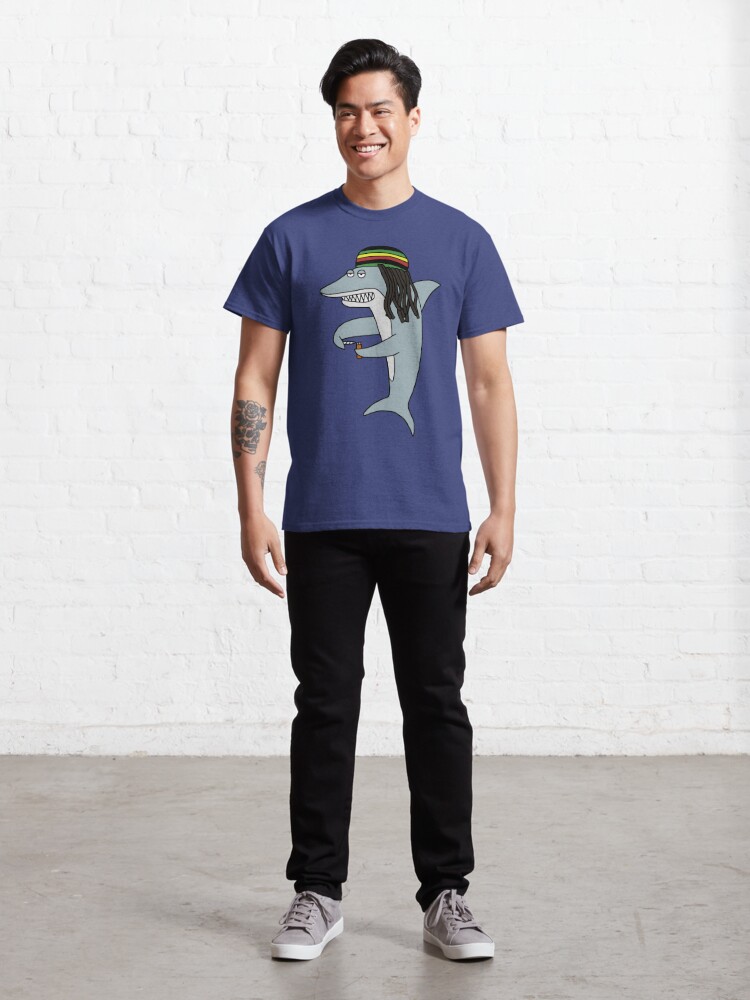 reggae shark tshirt