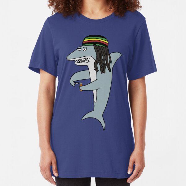 Reggae Shark Slim Fit T-Shirt