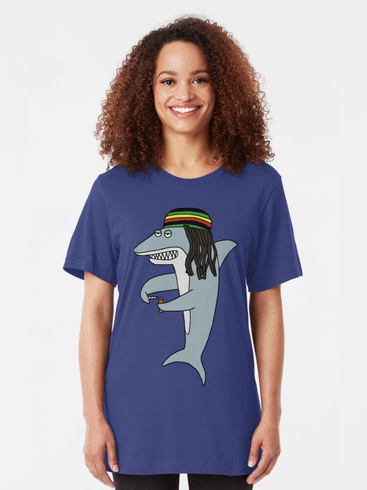 reggae shark tshirt