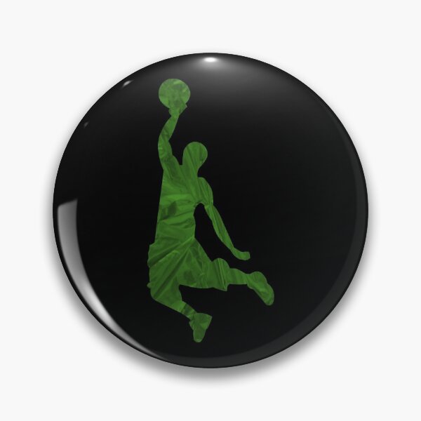 Item preview, Green Dunking Basketball Silhouette designed and sold by Express YRSLF.