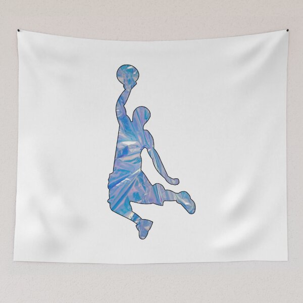 Item preview, Colorful Dunking Basketball Silhouette designed and sold by Express YRSLF.