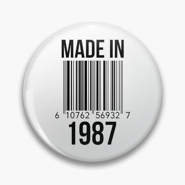 Item preview, Made In 1987 designed and sold by RandomStuffShop.