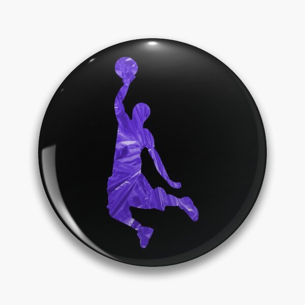 Item preview, Purple Dunking Basketball Silhouette designed and sold by Express YRSLF.