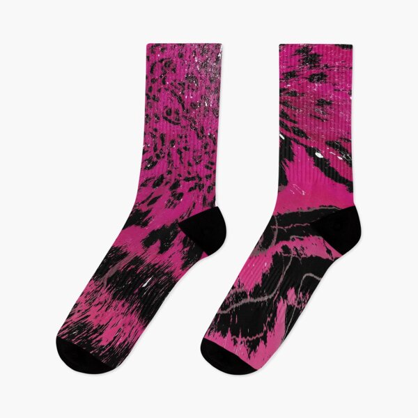 Item preview, Black and pink spill - abstract pitaya  designed and sold by wiwiart.