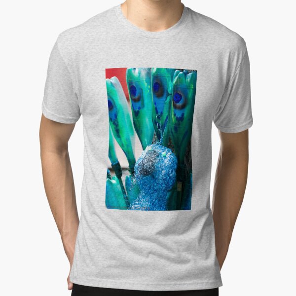 Recycled Peacock at Kettfest2015 Tri-blend T-Shirt