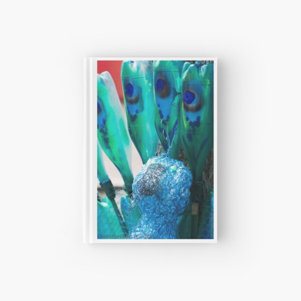 Recycled Peacock at Kettfest2015 Hardcover Journal