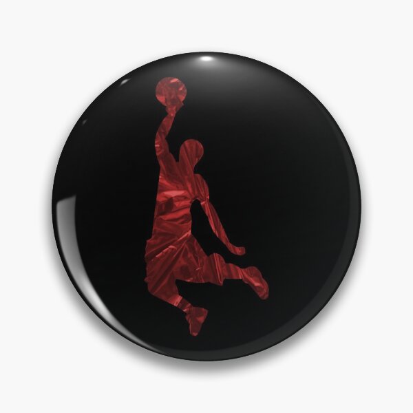 Item preview, Red Dunking Basketball Silhouette designed and sold by Express YRSLF.
