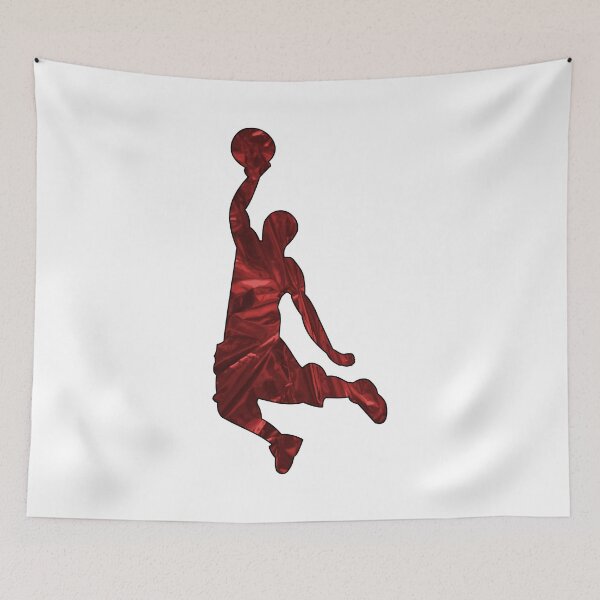 Item preview, Red Dunking Basketball Silhouette designed and sold by Express YRSLF.
