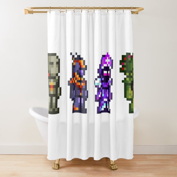 Terraria Shower Curtains Redbubble