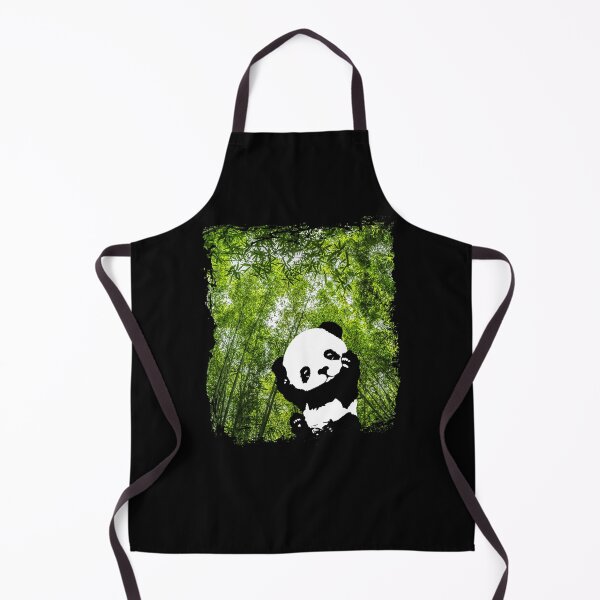 Item preview, A Happy Panda In A Forest With Bamboo Trees designed and sold by Paulina Vanlife.