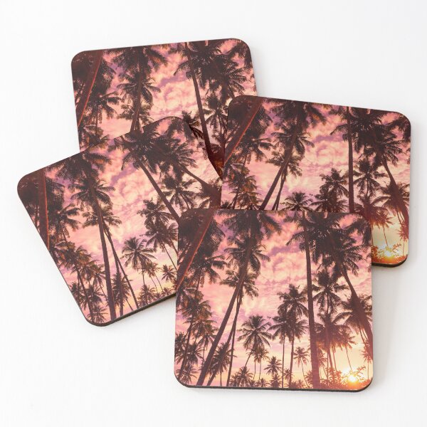 Item preview, Sunset Rouge Palms designed and sold by Lunar009.