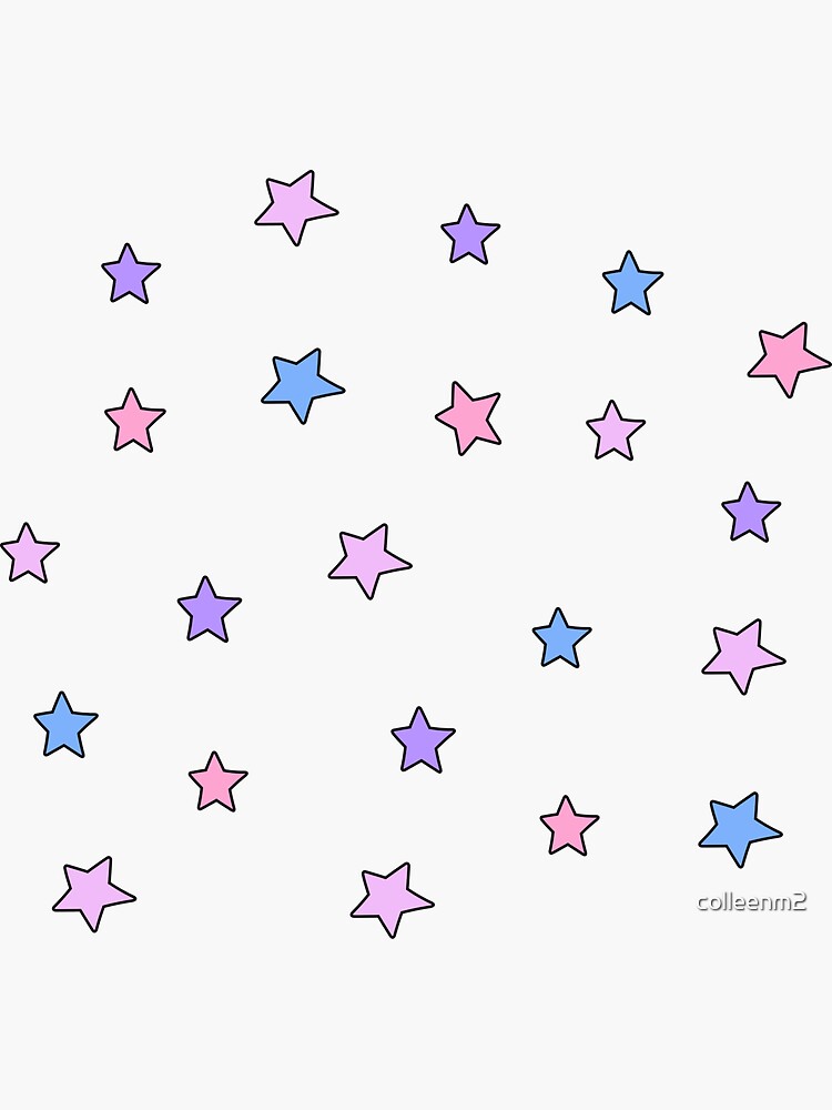 mini star pack Sticker for Sale by colleenm2