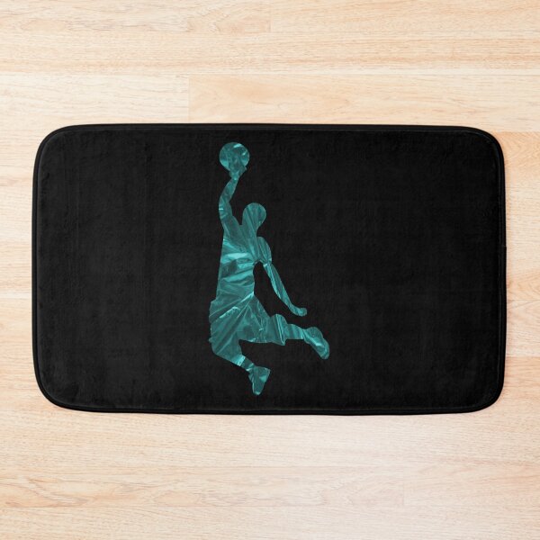 Item preview, Turqoise Dunking Basketball Silhouette designed and sold by Express YRSLF.