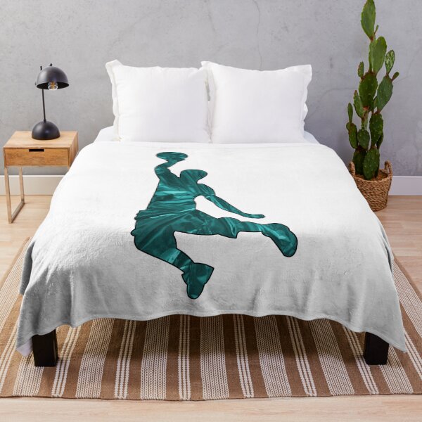 Item preview, Turqoise Dunking Basketball Silhouette designed and sold by Express YRSLF.