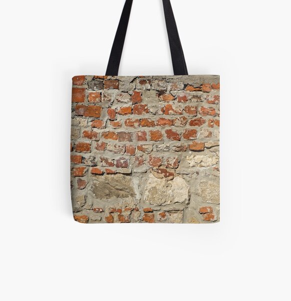 Aged Vintage Brick Wall Messenger Bag
