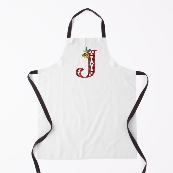 Item preview, Alphabet Letter J, Leopard Buffalo Plaid Christmas Design designed and sold by MonogramHQ.