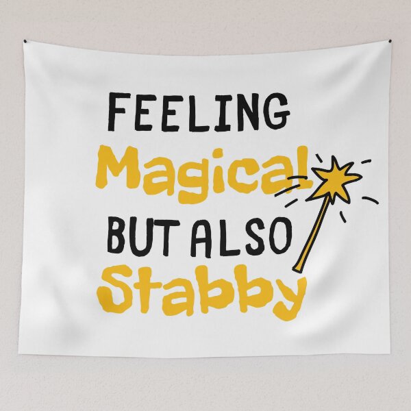 Item preview, Feeling magical but also stabby designed and sold by OneTimeEngineer.