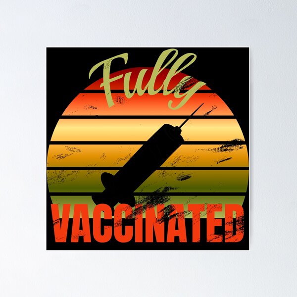 Item preview, Fully Vaccinated designed and sold by sailing-panda94.
