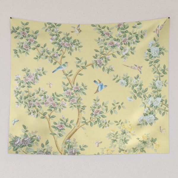 Item preview, Sentir Le Soleil (Feel the Sunshine) Chinoiserie designed and sold by Kristina  Sale.