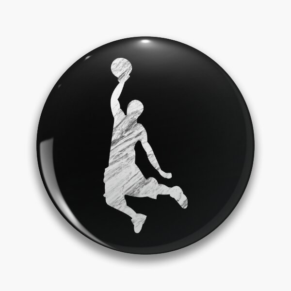 Item preview, White Dunking Basketball Silhouette designed and sold by Express YRSLF.
