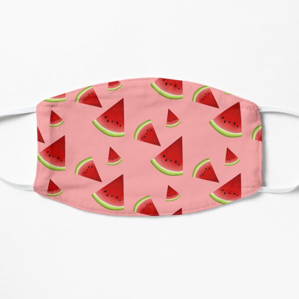 “One in a Melon” Watermelon slices Flat Mask