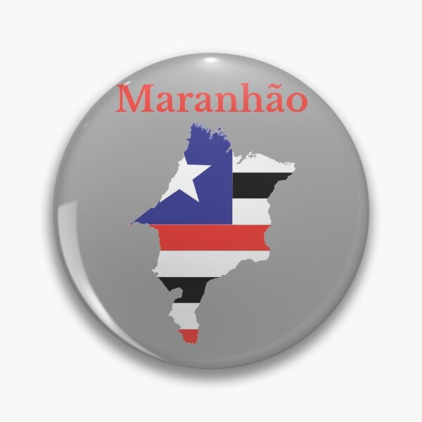 Item preview, Maranhao State Map Flag, Brazil designed and sold by marosharaf.
