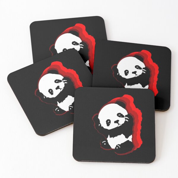Item preview, A Cute Small Panda With Red Shadows designed and sold by Paulina Vanlife.