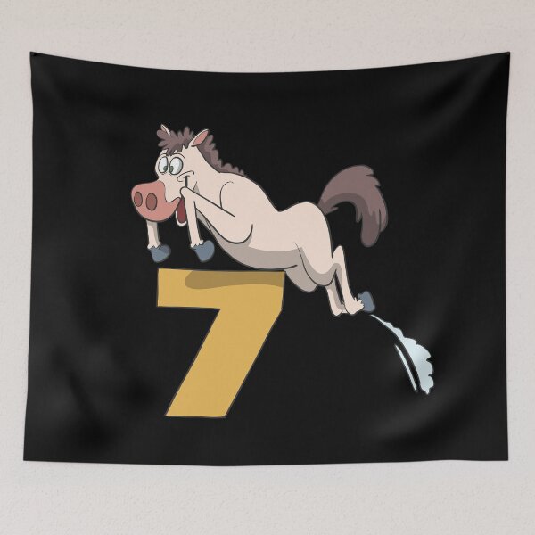 Item preview, Horse child's 7th birthday designed and sold by Monkey Ful.