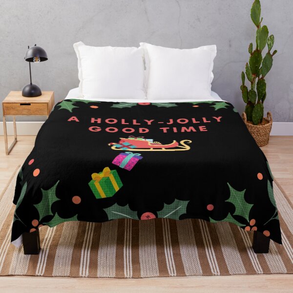 Item preview, A Holly Jolly Good Time In Black designed and sold by LuckyKermit.