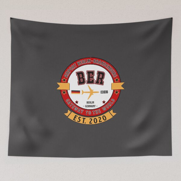 Item preview, BER Airport Berlin Brandenburg Germany - Vintage Style designed and sold by FouDeeziner.