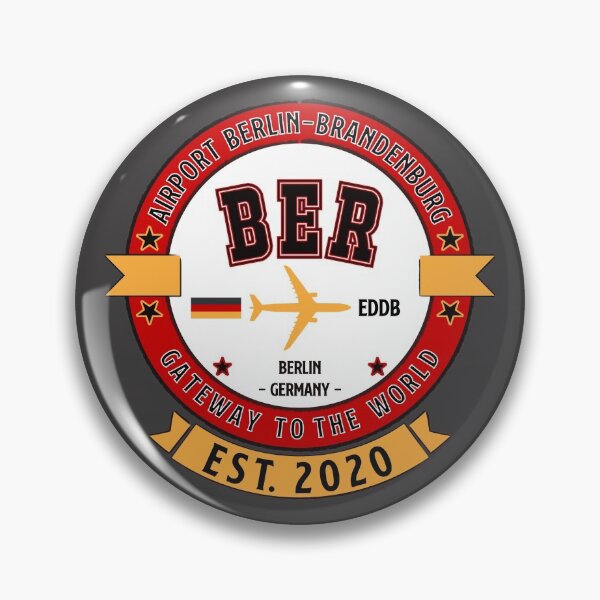 Item preview, BER Airport Berlin Brandenburg Germany - Vintage Style designed and sold by FouDeeziner.