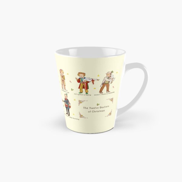 The Twelve Doctors of Christmas Tall Mug