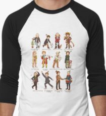 Die Zwölf Ärzte von Weihnachten Baseballshirt mit 3/4-Arm