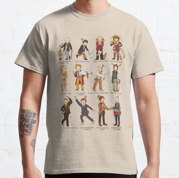The Twelve Doctors of Christmas Classic T-Shirt