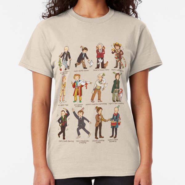 The Twelve Doctors of Christmas Classic T-Shirt
