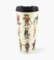 The Twelve Doctors of Christmas Travel Mug