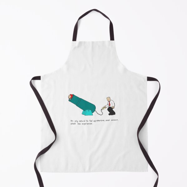 Item preview, New Job Congratulations Cartoon Man with Cannon designed and sold by KateTaylor.