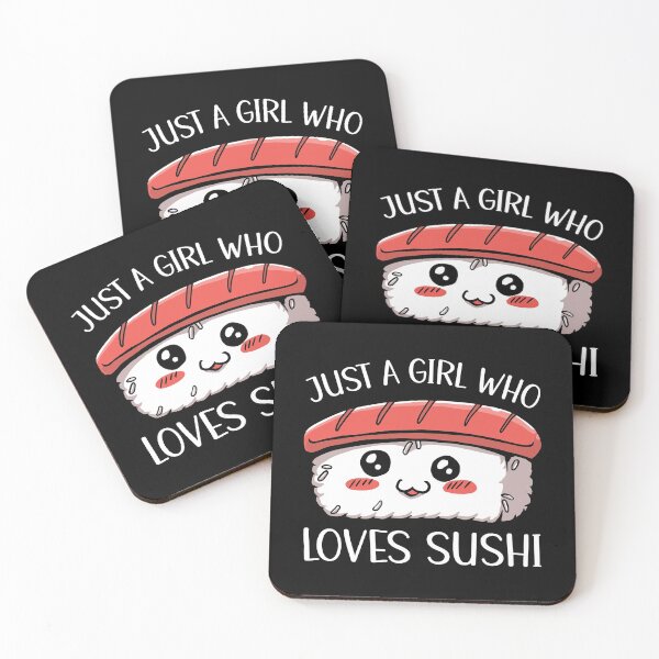 Item preview, Just A Girl Who Loves Sushi Cute Kawaii designed and sold by OnepixArt.