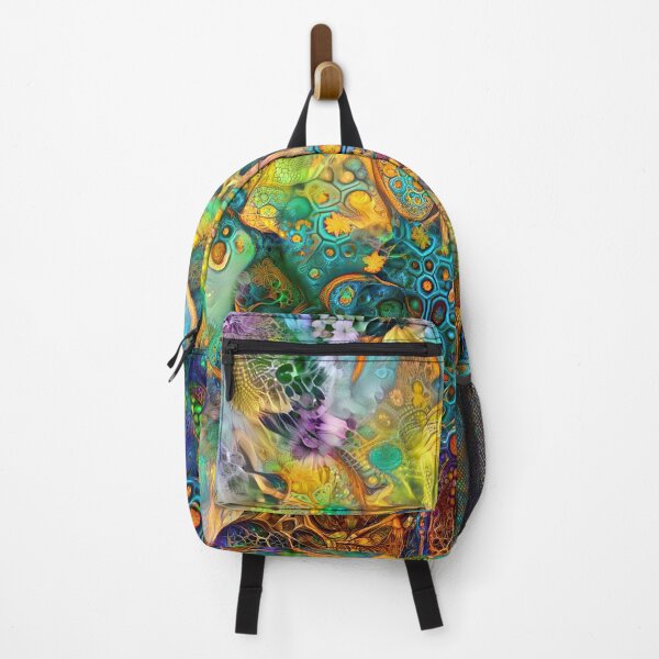 Item preview, Deepdream floral fractalize space abstraction designed and sold by blackhalt.
