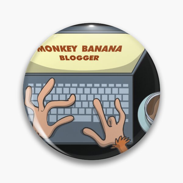 Item preview, Blogger with pc and coffee designed and sold by Monkey Ful.