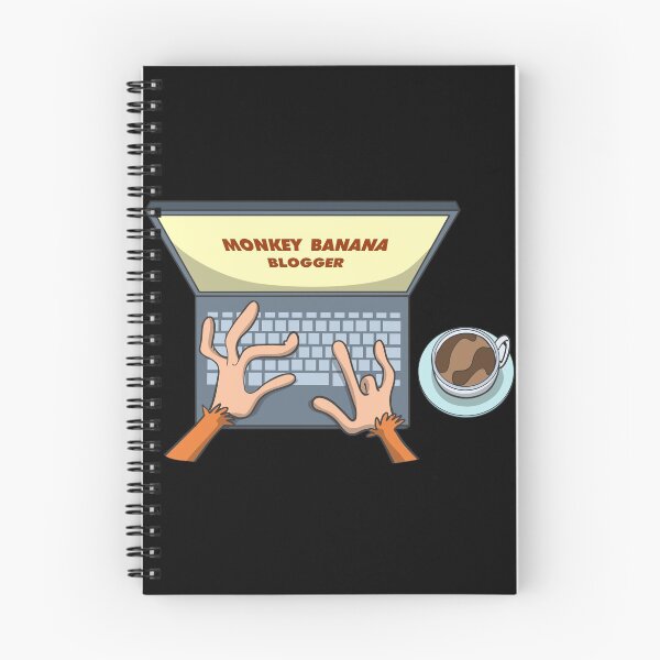 Item preview, Blogger with pc and coffee designed and sold by Monkey Ful.