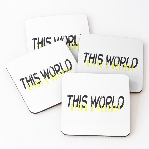Item preview, THIS WORLD NEEDS A HOLIDAY  designed and sold by hajar1405.