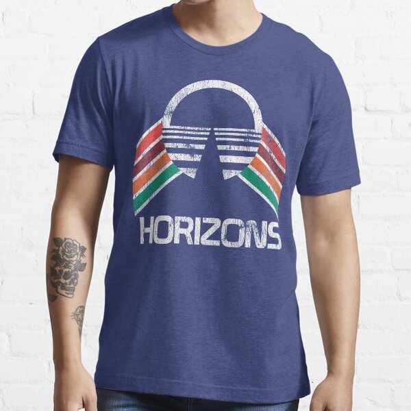 Vintage Horizons Distressed Logo in Vintage Retro Style Essential T-Shirt