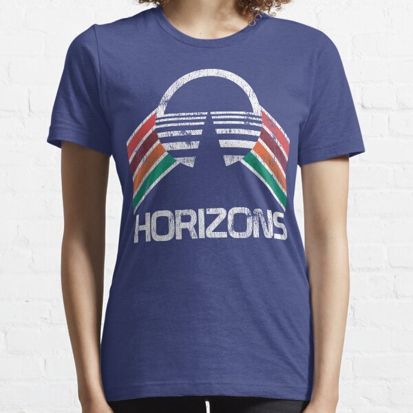 Vintage Horizons Distressed Logo in Vintage Retro Style Essential T-Shirt