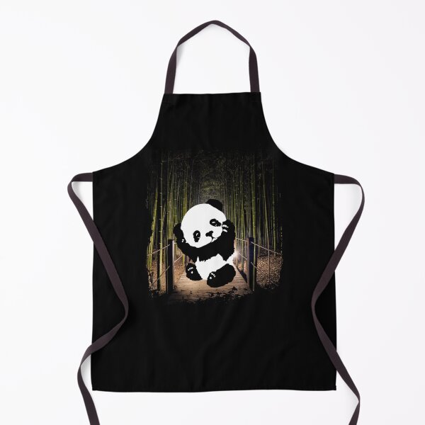 Item preview, A Cute Small Panda In A Forest With Bamboo Trees designed and sold by Paulina Vanlife.