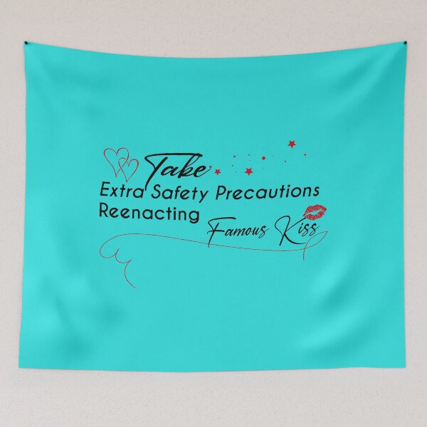 Item preview, Exctra safety precautions reenacting Famous kiss designed and sold by mahjoubstr.