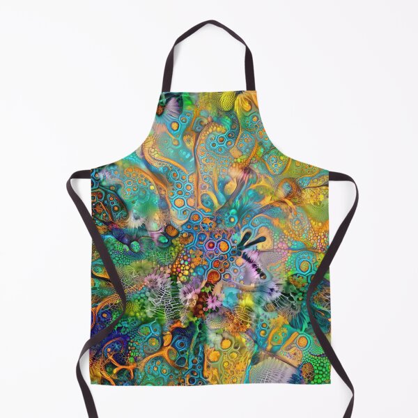 Item preview, Deepdream floral fractalize space abstraction designed and sold by blackhalt.