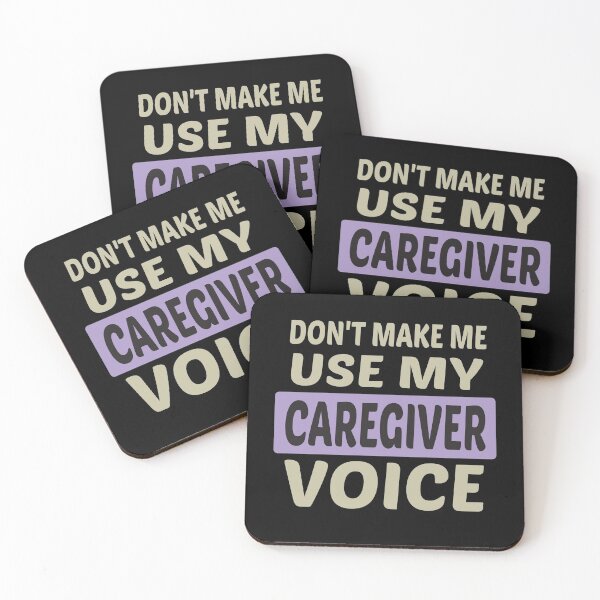 Item preview, Don't Make Me Use My Caregiver Voice, Cute Funny Gift Idea For Caregivers  designed and sold by awesomedraw.